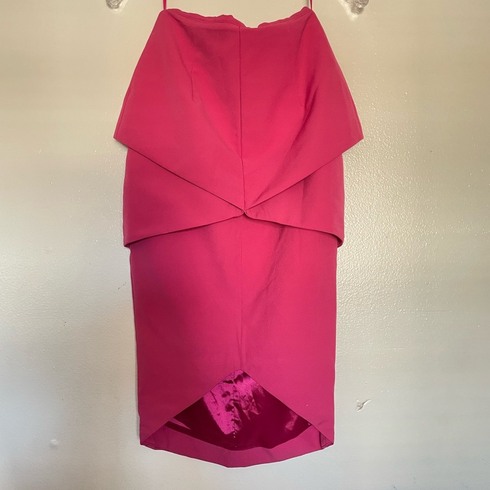 AQ/AQ Pink Strapless Dress